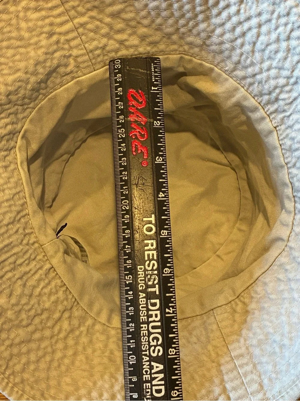 Eddie Bauer Beige Bucket Hat, O/S, Cotton, Very Good Condition
